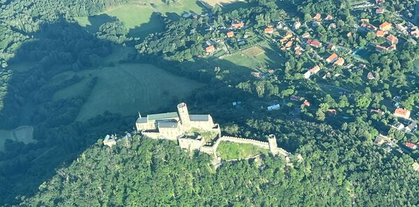 Vyhlídkový let - Tajemství hradů Českého středohoří