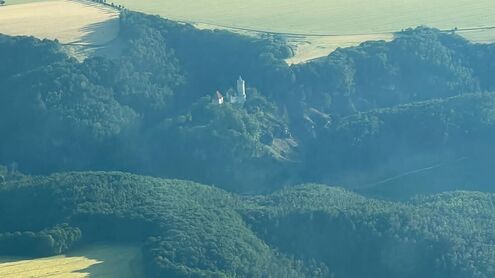 Vyhlídkový let - Tajemství hradů Českého středohoří