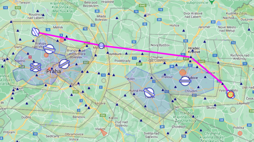 Vyhlídkový let - Na pořádný burger do Vysokého Mýta