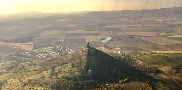 Vrtulníkem kolem Hazmburku