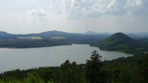 Severní Čechy jestřábím okem