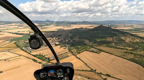 Vrtulníkem na Hazmburk