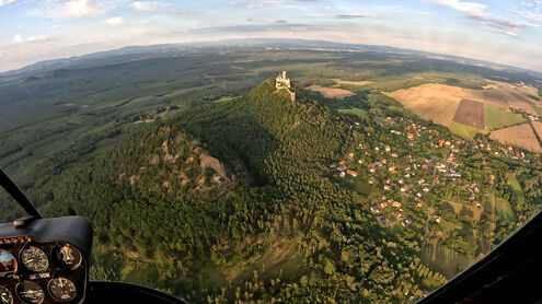 Vrtulníkem na Kokořín a Bezděz 