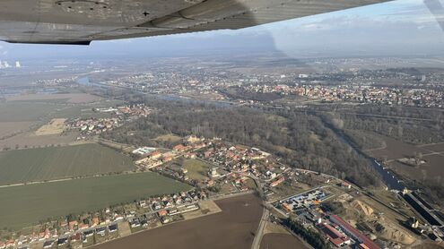 Vrtulníkový Let ze Sazené