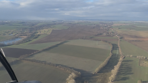 Vrtulníkový Let ze Sazené