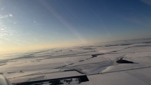 Vrtulníkový Let ze Sazené